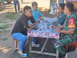 Babinsa Koramil 1311-05/Mori Atas Gelar Komunikasi Sosial, Ajak Warga Sukseskan Pilkada Damai di Wilayah Kabupaten Morowali Utara.