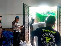 Patroli Gabungan TNI-Polri dan Dishub Kawal Pemuatan Logistik Pilkada Morowali 2024