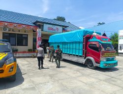 Polres Morowali Lakukan Pengawalan dan Pengamanan Distribusi Logistik Pilkada 2024 Ke PPK Bungku Tengah  