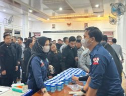 Tindaklanjuti Perintah Harian Menteri Imigrasi dan Pemasyarakatan, Lapas Labuhan Ruku Kanwil Kemenkumham Sumut Gelar Sosialisasi P4GN dan Tes Urine Pegawai.