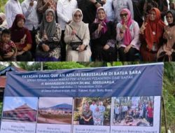 Baharuddin Siagian Wakafkan Tanah untuk Pengembangan Yayasan Quran Attarji Babussalam di Desa Dahari Indah,