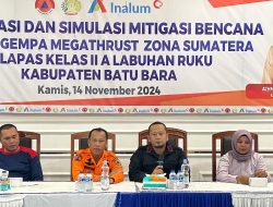 Gandeng BPBD Batubara, Lapas Labuhan Ruku Kanwil Kemenkumham Sumut Gelar Sosialisisasi dan Simulasi Penanggulangan Bencana Alam 