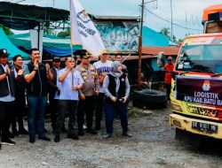 Pj. Bupati Batu Bara Lepas Distribusi Logistik ke 12 Kecamatan.