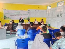 Sosialisasi perencanaan penanaman mangrove Desa tali air permai