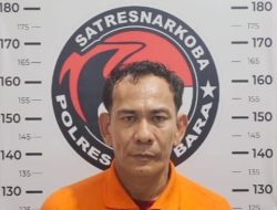 Mantaf Kasat Narkoba Polres Batu Bara Amankan Tersangka Pengedar Shabu Nazaruddin Warga Bandar Sono.
