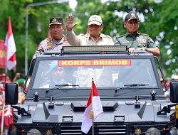 Presiden Prabowo Disambut Meriah di Pembukaan Apel Kasatwil Polri 2024*
