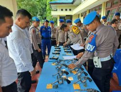 Cegah Pelanggaran, Propam Polda Sulut Gelar Operasi Gaktiblin Pemeriksaan Senpi Dinas