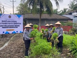Wujudkan Asta Cita Presiden, Lapas Kelas IIA Labuhan Ruku Gelar Panen Raya dan Bantuan Sosial