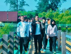 Meriahkan HUT ke-18, Pemkab Batu Bara Gelar Jalan Santai dan Senam Sehat.