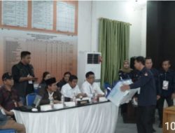 Ketua Komisi Pemilihan Umum (KPU) Kabupaten Batubara Dipimpin Erwin SSos Menggelar Pleno Terbuka