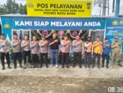Kapolres Batu Bara Cek Langsung Pos Pam & Pos Yan Ops Lilin Toba 2024
