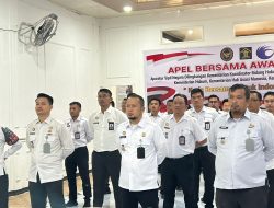 Jajaran Lapas Labuhan Ruku Ikuti Apel Bersama Awal Tahun 2025