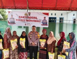 Kapolres Morowali Gelar Kunjungan Kerja dan Bakti Sosial di Desa Tanjung Harapan, Kecamatan Sombori Kepulauan