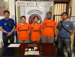 Trio Pengedar Berhasil Dibekuk Sat Narkoba Polres Simalungun ada 25 Gram Sabu, Jaringan Diburu