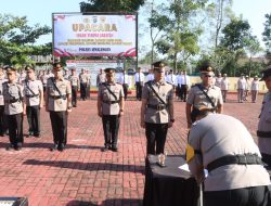 Kapolres  Simalungun  pimpin      Sertijab Lima Pejabat  Utama di Lantik   AKP   N Manurung SH  di mutasi ke  KASUB BAG KERMA                         