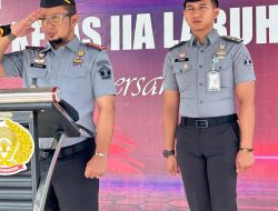 Lapas Labuhan Ruku Gelar Penyematan Tanda Kenaikan Pangkat Kepada 7 Pegawai