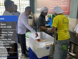 Pastikan Kebersihan dan Kualitas Makanan, Kalapas Labuhan Ruku Monitoring Dapur Lapas*