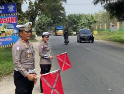 Sat Lantas Polres Simalungun Gencarkan Imbauan Keselamatan Berlalu Lintas