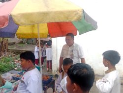Kadisdik Batu Bara Jonis Marpaung Monitoring Pastikan Lingkungan Sekola Bersih Dan Pelaksanaan.(GSS)di UPT N 13.Simpanganmbus.
