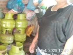 Bhabinkamtibmas Polsek Tanah Jawa Pantau Distribusi Gas Elpiji 3 Kg di Nagori Bah Kisat