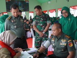 Persit Kartika Chandra Kirana Cabang LXVII Kodim 1311/Morowali Menggelar Donor Darah Dalam Rangka HUT Persit Ke-79 Tahun 2025*