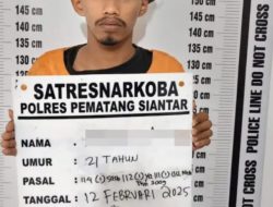 Seorang Pria Berhasil Ditangkap Sat Resnarkoba Polres Pematang Siantar, Memiliki Sabu dan Ganja