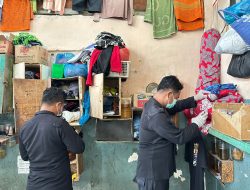 Lakukan Razia Untuk Menjaga Keamanan di Kalapas Labuhan Ruku Jajaran KPLP Berserta Kamtibmas