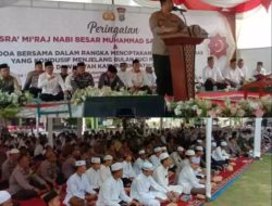 Polres Batu bara gelar Isra mi’raj Nabi Muhammad SAW Santuni 100 anak Yatim