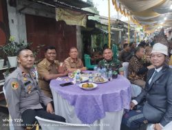 Danramil, Camat Dan Kapolsek Tanah Jawa Hadiri Acara Syukuran Sugiarto SE, Ketua DPRD Kabupaten Simalungun.