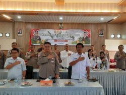 Kapolres Simalungun Hadiri Virtual Panen Raya Serentak Tahap I Dukung Swasembada Pangan Nasional