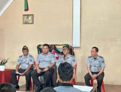 Tegaskan Toleransi Beragama, Kalapas Labuhan Ruku Kembali menyapa warga binaan.