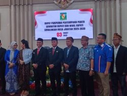 Ketua DPD KNPI SIMALUNGUN Menghadiri Serah Terima Jabatan Bupati Simalungun Periode 2021-2025 kepada Bupati Simalungun Periode 2025-2030