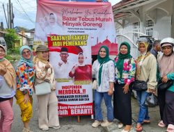 Tokoh Kotak Kosong Eka Mulya Putra dan Radmida Dawam Terus Bergerak, Gelar Bazar Tebus Murah Minyak Goreng di Pangkalpinang