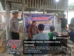 Satlantas Polres Simalungun Sosialisasikan Tertib Berlalu Lintas di Nagori Sejahtera