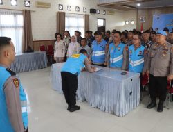 Polres Simalungun Gelar Pakta Integritas dan Pengambilan Sumpah Seleksi Penerimaan Terpadu Anggota Polri T.A. 2025*