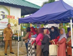 Pasar Murah Dishampan Cilacap Diserbu Warga, Bahan Pokok Ludes Terjual Setiap Harinya