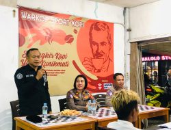 Tatap Muka Bersama Jurnalis, Kasi Humas Polres Morowali Paparkan pesan Kapolres Pentingnya Menjaga Investasi
