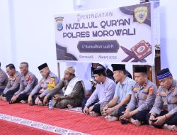 Peringatan Nuzulul Qur’an di Polres Morowali Berlangsung Khidmat
