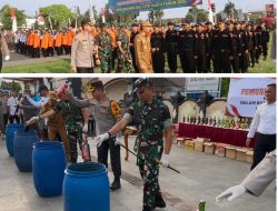 Ribuan Botol Miras Dan Knalpot Brong! Dimusnahkan Polresta Cilacap*