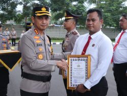 Kapolres Metro Tangerang Kota Pimpin Sertijab Kasat Samapta, Kasi Humas, Kapolsek Ciledug dan Pinang.