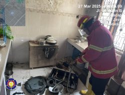 Dapur Rumah Warga di Cilacap Kebakaran, 1 Orang Luka Ringan