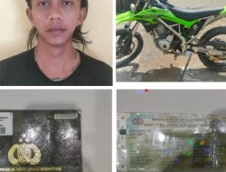 Polsek Sidareja Berhasil Ungkap Kasus Pencurian Motor Kawasaki KLX di Cilacap*