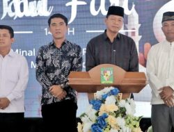 Ketua Dan Wakli Ketua DPRD Kabupaten Simalungun Hadiri Halal Bihalal Pemkab Simalungun.