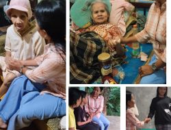 Berbagi Kebahagiaan di Momen Lebaran, Wartawati Asal Cilacap Beri Santunan Puluhan Anak Yatim dan Lansia