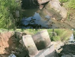 Dam irigasi Milik Dinas PSDA Propinsi Sumut Tumbang. Mengakibatkan Petani Padi Gagal Pola Tanam.