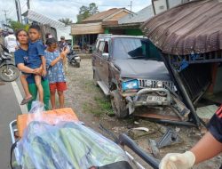 Reaksi Cepat Polres Simalungun Tangani Tabrakan Beruntun di Tigarunggu, Bocah 9 Tahun Tewas.