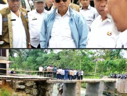 Tinjau Jembatan Putus Di Nagori Dolok Hataran, Bupati Simalungun Akan Segera Menindaklanjuti Perbaikan Jembatan