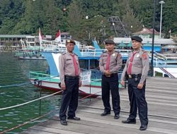 Satuan Pengamanan Objek Vital Polres Simalungun Tingkatkan Patroli Destinasi Wisata Demi Kenyamanan Masyarakat