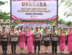 KAPOLRES SIMALUNGUN PIMPIN SERTIJAB KASAT LANTAS DAN KAPOLSEK SIDAMANIK*