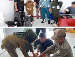 Satpol PP Cilacap Sita Puluhan Ribu Batang Rokok Ilegal di Kecamatan Kawunganten